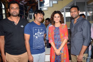 Anado Bramha Movie Team Visits Devi Theatre